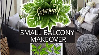 SMALL BALCONY MAKEOVER| RENTER FRIENDLY!