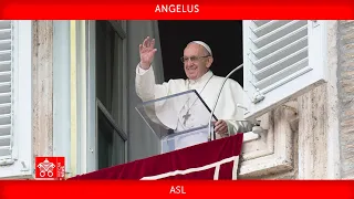 January 16 2022 Angelus prayer Pope Francis + ASL