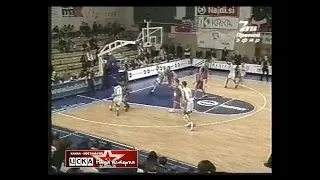 2004 KRKA (Slovenia) - CSKA (Moscow) 62-89 Men Basketball EuroLeague, 2nd half of the match