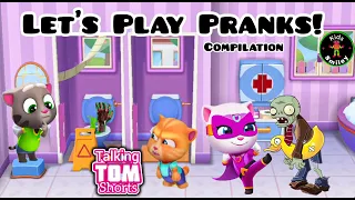 Let's Play Pranks! Talking Tom Shorts Compilation || Kids smiley