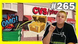 CVS Dumpster Diving! BEST Haul EVER! $500+ Makeup + Food + MORE! Night 265