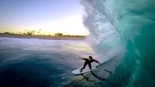 Scoring HURRICANE swell at the WEDGE