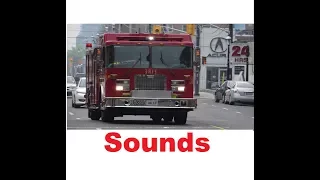 Fire Truck Siren Sound Effects All Sounds