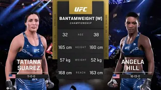 UFC 5 | Clash of the Titans | Tatiana Suarez vs Angela Hill | Fight Night!