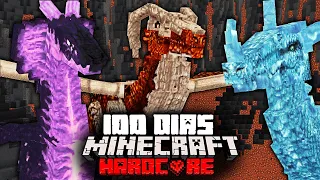 Sobreviví 100 días En Una Invasion de Dragones En Minecraft HARDCORE... Esto fue lo que pasó