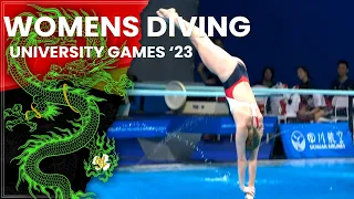 Women's 10m Diving Highlights • University Games, China 2023