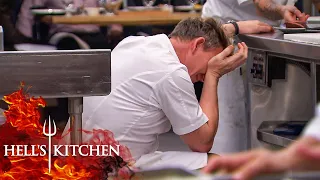 Gordon Is Brought To His Knees By Blue Team's 'Embarrassing' Service | Hell's Kitchen