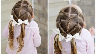 Little Girl Hairstyle, Rope Twist Split
