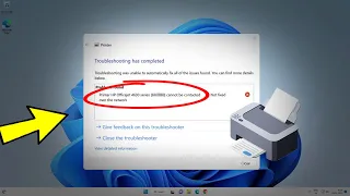 Fix Printer cannot be contacted over the network in Windows 11 / 10/8/7 | Solve Printer Not Fixed 🖨️