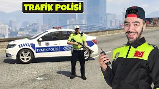 DIŞARI ÇIKMAK YASAK 24 SAAT TRAFIK POLISI OLDUM - GTA 5 MODS