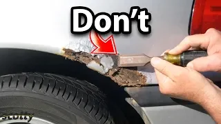 If You Want to Repair Rust on Your Car, Don’t Do This