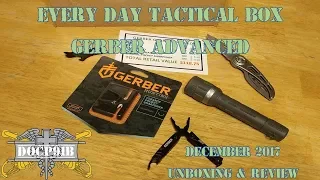 Every Day Tactical (EDC) Box - Gerber Advanced - December 2017 Unboxing & Review