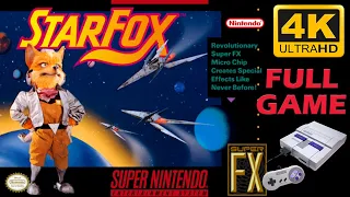 Star Fox [SNES] - Full Game Walkthrough / Longplay (4K60ᶠᵖˢ UHD)