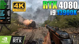 Call of Duty WW2 : RTX 4080 + i9 13900K ( 4K Maximum Settings )