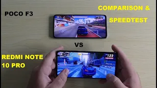 Poco F3 vs Redmi Note 10 Pro - Full Comparison + SPEEDTEST ! Display,Performance,Gaming,Antutu&More!