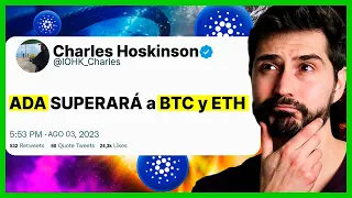 Charles Hoskinson ANUNCIA: ¡Cardano superará a Bitcoin y Ethereum!