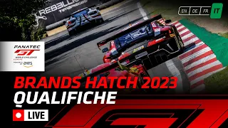 LIVE | Qualifiche | Brands Hatch | Fanatec GT World Challenge Europe 2023 (Italian)