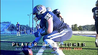 Week Four - Franklin Regional Football Player Spotlight Highlights vs Bethel Park 9/24/21