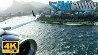 (4K) Flight Simulator 2022 - MAXIMUM GRAPHICS - A320NEO - SANTOS DUMONT Landing