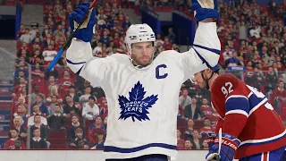 NHL 22 Gameplay - Toronto Maple Leafs vs Montreal Canadiens (NHL 22 EA Play Simulation)