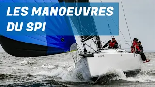 Les manœuvres du spi : envoi, empannage, affalage