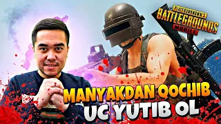 PUBG MOBILE - MANYAKDAN QOCHIB UC YUTIB OL TEZ KUNDA TURNIR O'ZBEKCHA STRIM