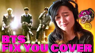 SINGER Reacts to BTS - Fix You (Coldplay Cover) *First Time Watching BTS Live*