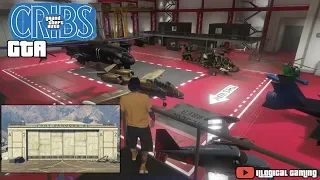 GTA Cribs - Fort Zancudo Hangar A2 Fully Loaded Tour - Grand Theft Auto