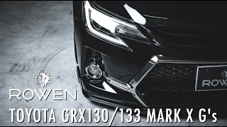 TOYOTA MARK X G's/GR Bodykit＆Exhaust by ROWEN JAPAN