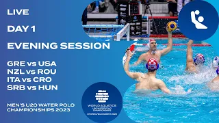 Day 1 | Evening Session | World Aquatics Men’s U20 Water Polo Championships 2023