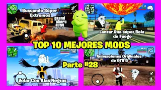 ¡¡Top 10 Mejores Mods Para el GTA San Andreas Android!! Parte #28