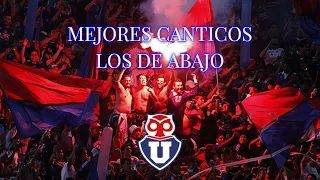 MEJORES CANTICOS LOS DE ABAJO (u de chile) con letra.