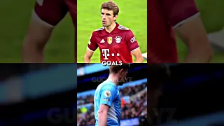 Muller vs De Bruyne✨🔥#football #viral #shorts