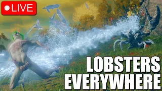 Elden Ring But Giant Lobsters Squirt All Over Me (giant lobsters only + item randomizer +x2 enemies)