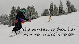 7 YEAR OLD CASHY WAS SO EXCITED TO SHOW HYPE MOM HER TRICKS