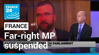 French far-right MP suspended from parliament for "back to Africa" outburst • FRANCE 24 English