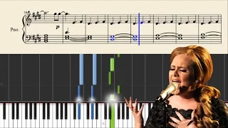 Adele - All I Ask - EASY Piano Tutorial + SHEETS