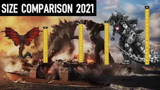 Size Comparison ll Godzilla vs Kong 2021