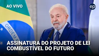 Ao vivo: Assinatura do Projeto de Lei Combustível do Futuro