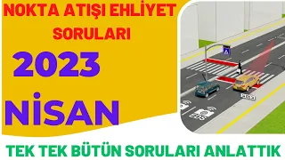 AÇIKLAMALAR ÖNEMLİ / 2023 NİSAN EHLİYET SORULARI / EHLİYET SINAV SORULARI 2023 / EHLİYET TESTİ ÇÖZ