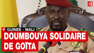 En Guinée, Mamadi Doumbouya apporte un soutien de principe à son homologue malien Assimi Goïta • RFI