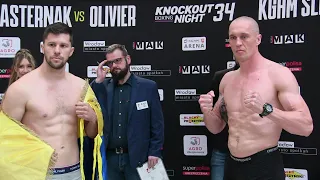 MICHAŁ CIEŚLAK vs JUAN DIAZ - WAŻENIE