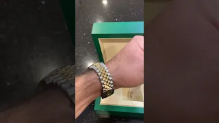 Rolex Datejust 36mm two tone Wimbledon dial unboxing!