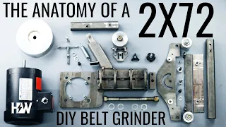 The Anatomy of a Home Built DIY 2x72 Belt Grinder For Knifemaking