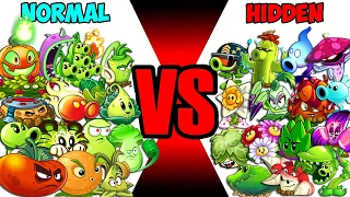 Team HIDDEN SKILL vs NORMAL SKILL - Who Will Win? - Pvz 2 Team Plant vs Team Plant