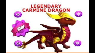 CARMINE DRAGON-Dragon Mania legends | Legendary CARMINE Dragon-Stronger together |  DML| HD