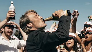 Mads Mikkelsen crazy drunk dance | Another round | Druk | Drama