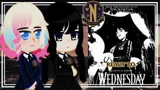 Nevermore Academy react to Wednesday Addams #fyp | Gacha Club react