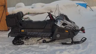 Тайга патруль 800 swt. Как работает лебедка на снегоходе.