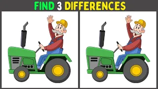 Spot the Difference | Only Genius can find all puzzles | Find 3 Differences #findthedifference